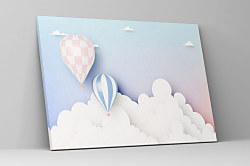 Obraz do detskej izby Letiace balóny 1493